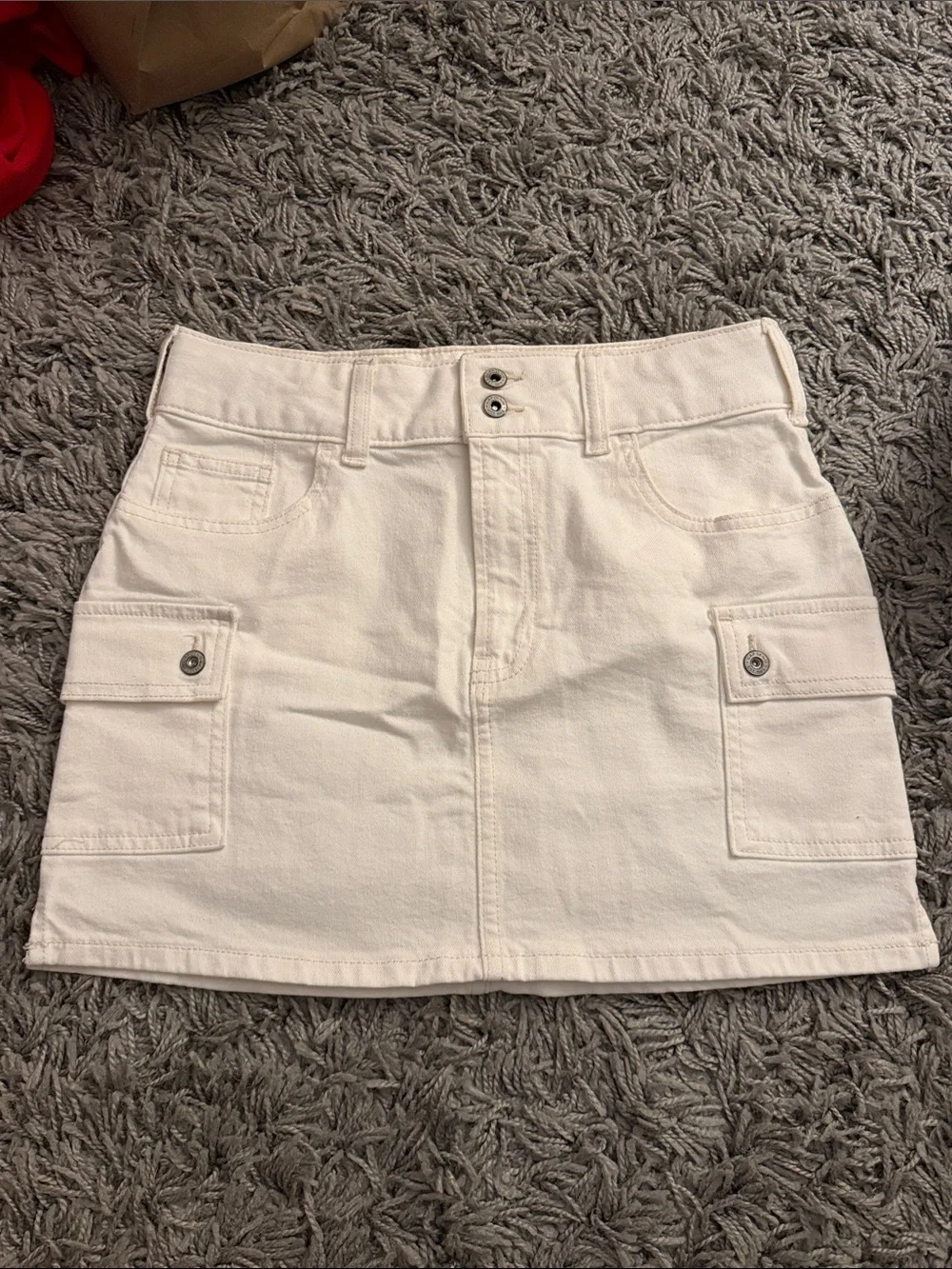Gap Kids White Denim Skirt